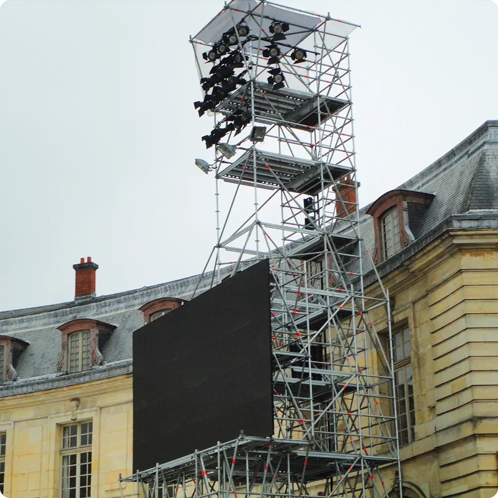 Echafaudage scénique - prestation