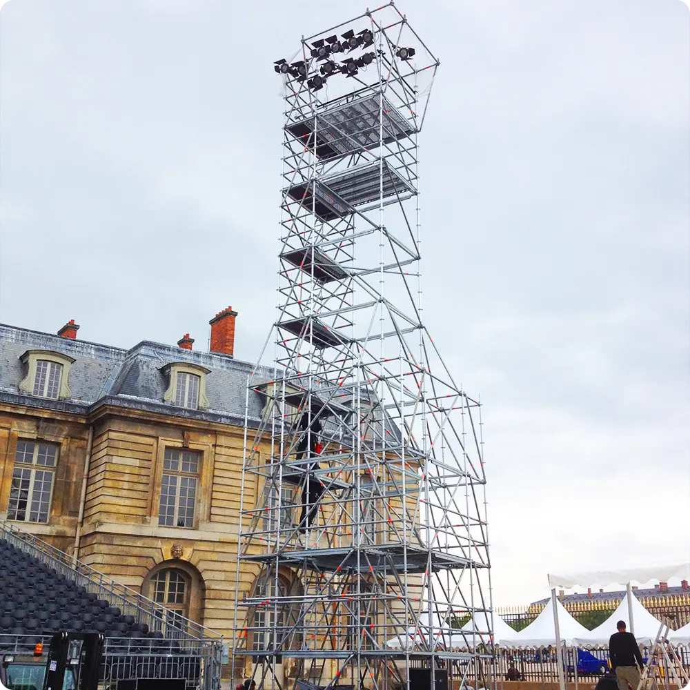 Echafaudage scénique - prestation