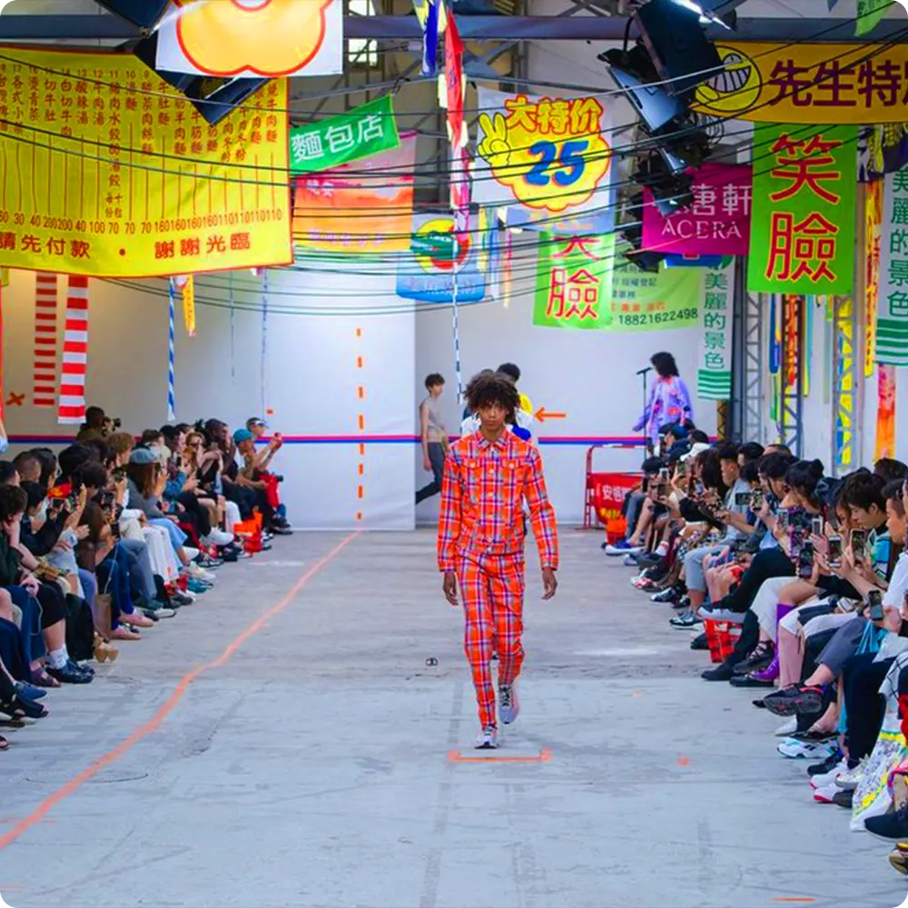 éclairage de défilé de mode - AngusChiang SS19